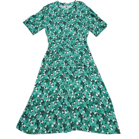 The Kit Cobie Shirtdress Green Primrose Size 12 - Picture 2 of 7